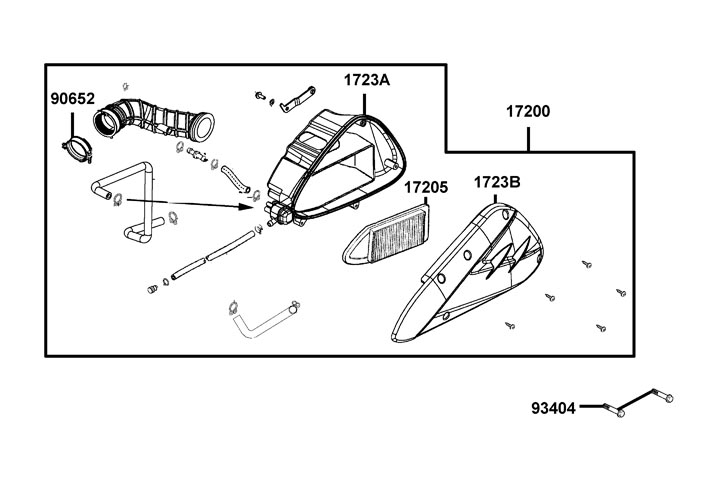 Luftfilter - Luftburk